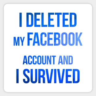 #DeleteFacebook Sticker